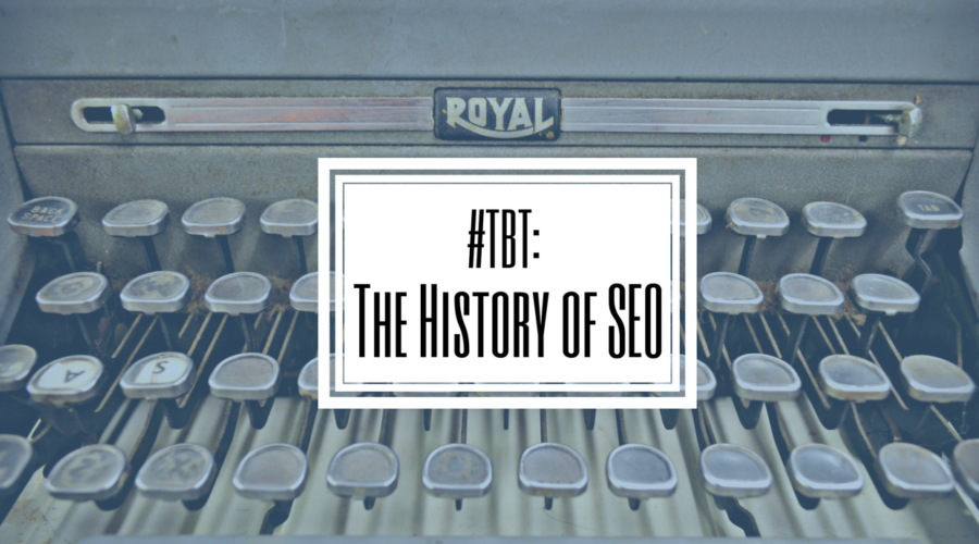 #TBT The History of SEO